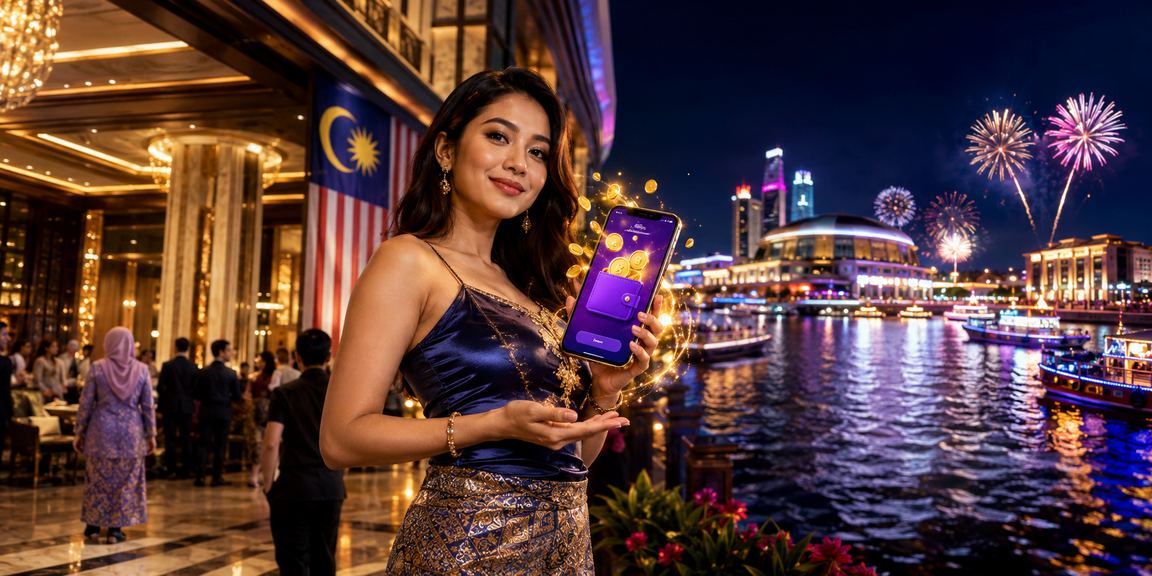 Pemain menikmati permainan meja melalui aplikasi mudah alih betsuper